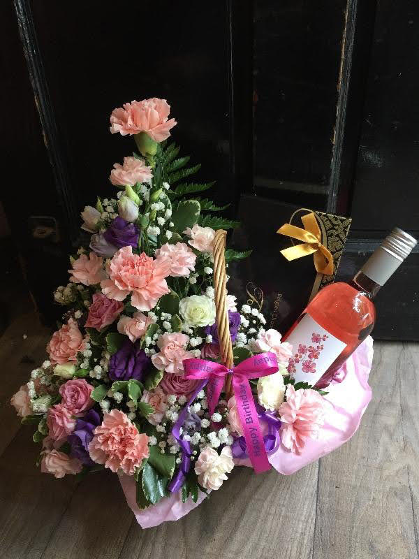hoa rượu tặng sinh nhật alo.flowers