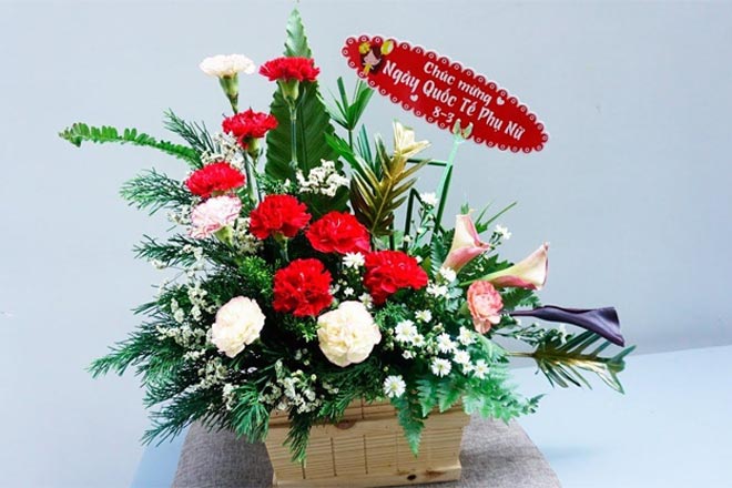 Giỏ Hoa Đẹp 20/10 - Alo Flowers