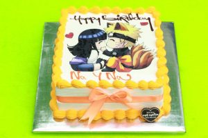 Bánh sinh nhật vẽ hình nhân vật hoạt hình naruto siêu dễ thương tặng bé  trai  Bánh Kem Ngộ Nghĩnh
