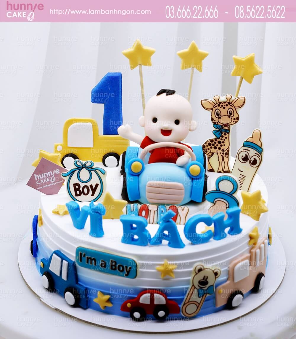 Mẫu bánh sinh nhật với tông xanh, ngộ nghĩnh dành cho bé trai ? Tại  ChonChon các mẹ có – Tiệm bánh kem sinh nhật tại Vũng Tàu - giao bánh tận  nơi.